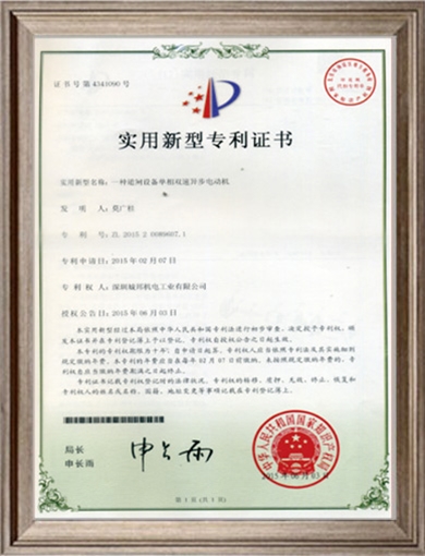 一種道閘設備單相雙速異步電動機